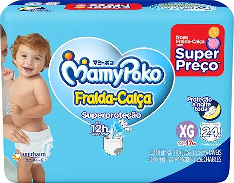 Como Economizar na Compra de Fraldas Sem Abrir Mão da Qualidade MamyPoko Fralda-Calça Superproteção Xg 24 Unidades