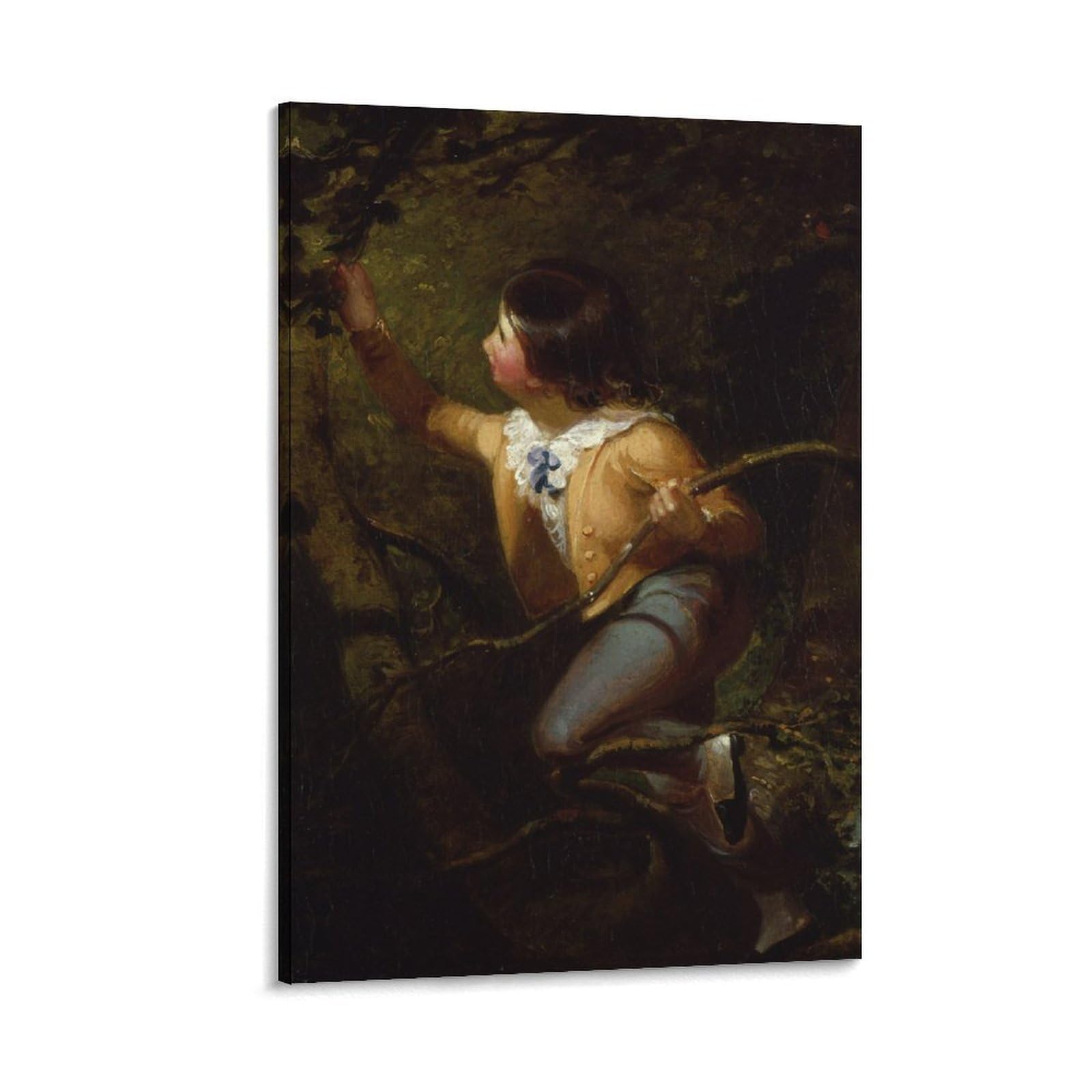 Bird Nesting Emanuel Leutze Painter Poster Artworks Canvas Poster Wall Art Prints Home Modern Decor 16x24inch(40x60cm)