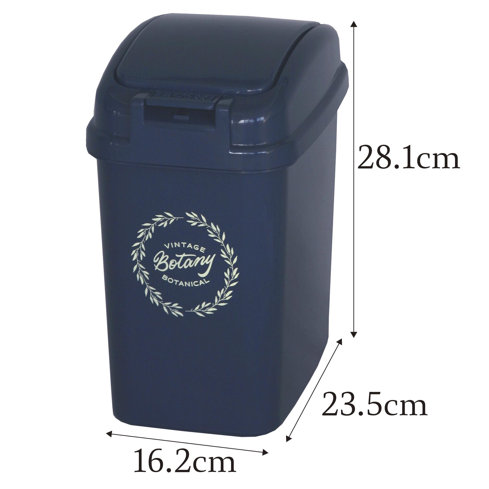 Amazon.co.jp: 平和工業【プッシュペール6L ナイトブルー】ゴミ箱 ワン