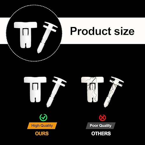 Miniatura 6 de TOPCNOEM 50 clips de retención para panel de puerta de automóvil compatibles con GM Chevy GMC 15960325 - C1500 C2500 C3500 K1500 K2500 K3500 Pickup