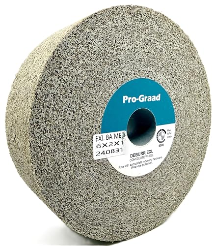 EXL Deburring Wheel 6" x 2" x 1", 8A Medium, 13618