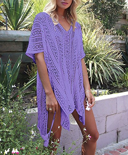 Image of HARHAY Women's Summer Swimsuit Bikini 2023 Beach Swimwear Crochet Cover up