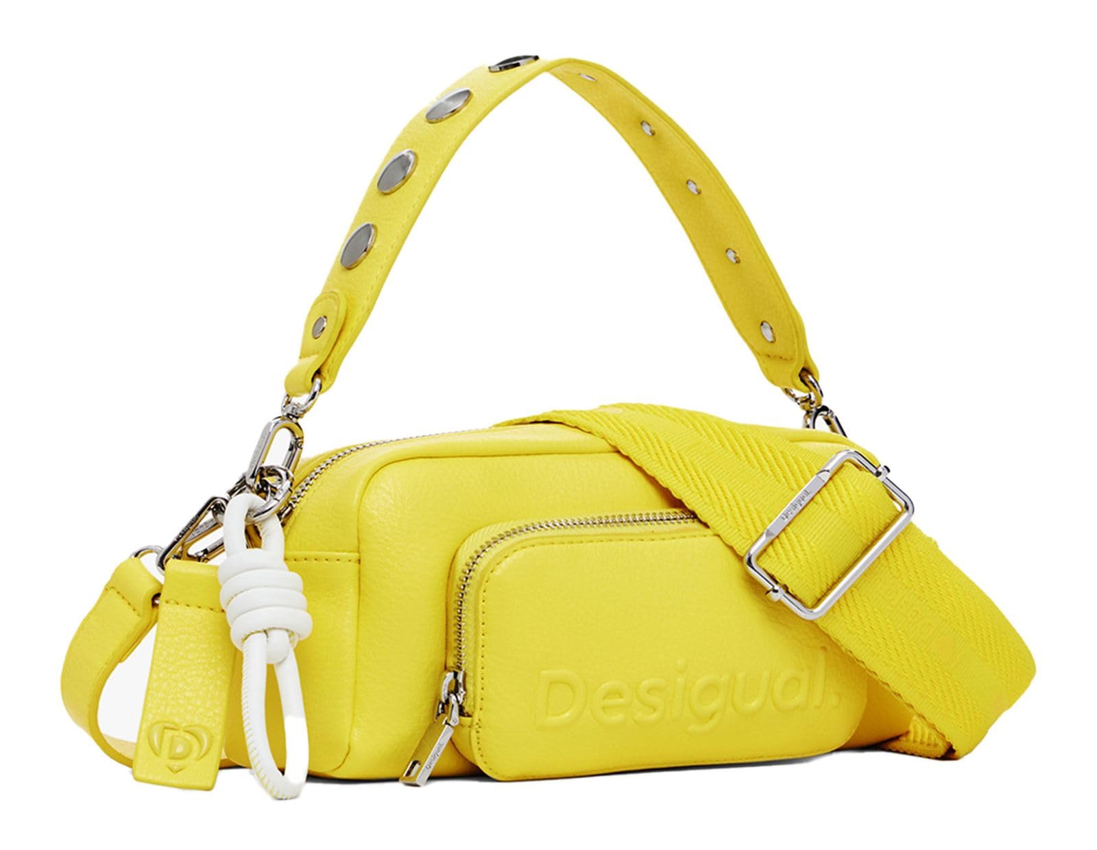 Desigual cross body bag Half Logo Prad Crossbody Bag Yellow