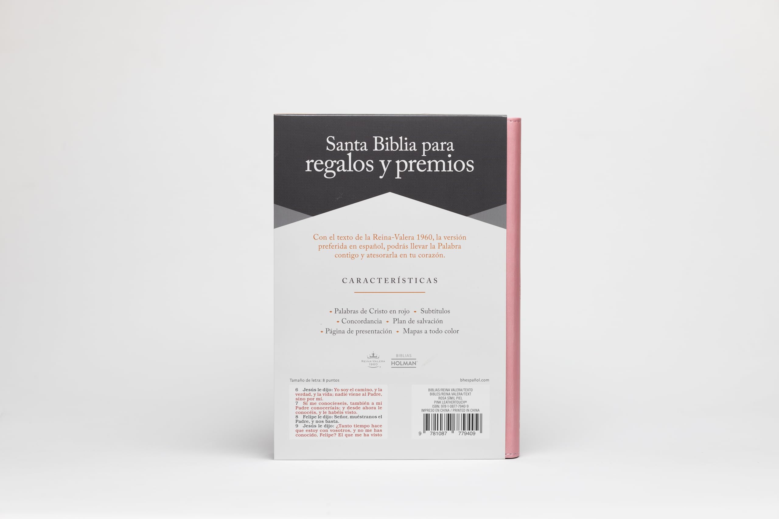 Biblia Reina Valera 1960 para Regalos y Premios. Simil piel, rosa | RVR60 Gift and Award Holy Bible , LeatherTouch, Pink (Spanish Edition) - Image 7