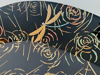 Amazon.co.jp: 輪島塗 蒔絵雨の紋 盛器 中尾喜久二 漆器漆芸 木谷信夫