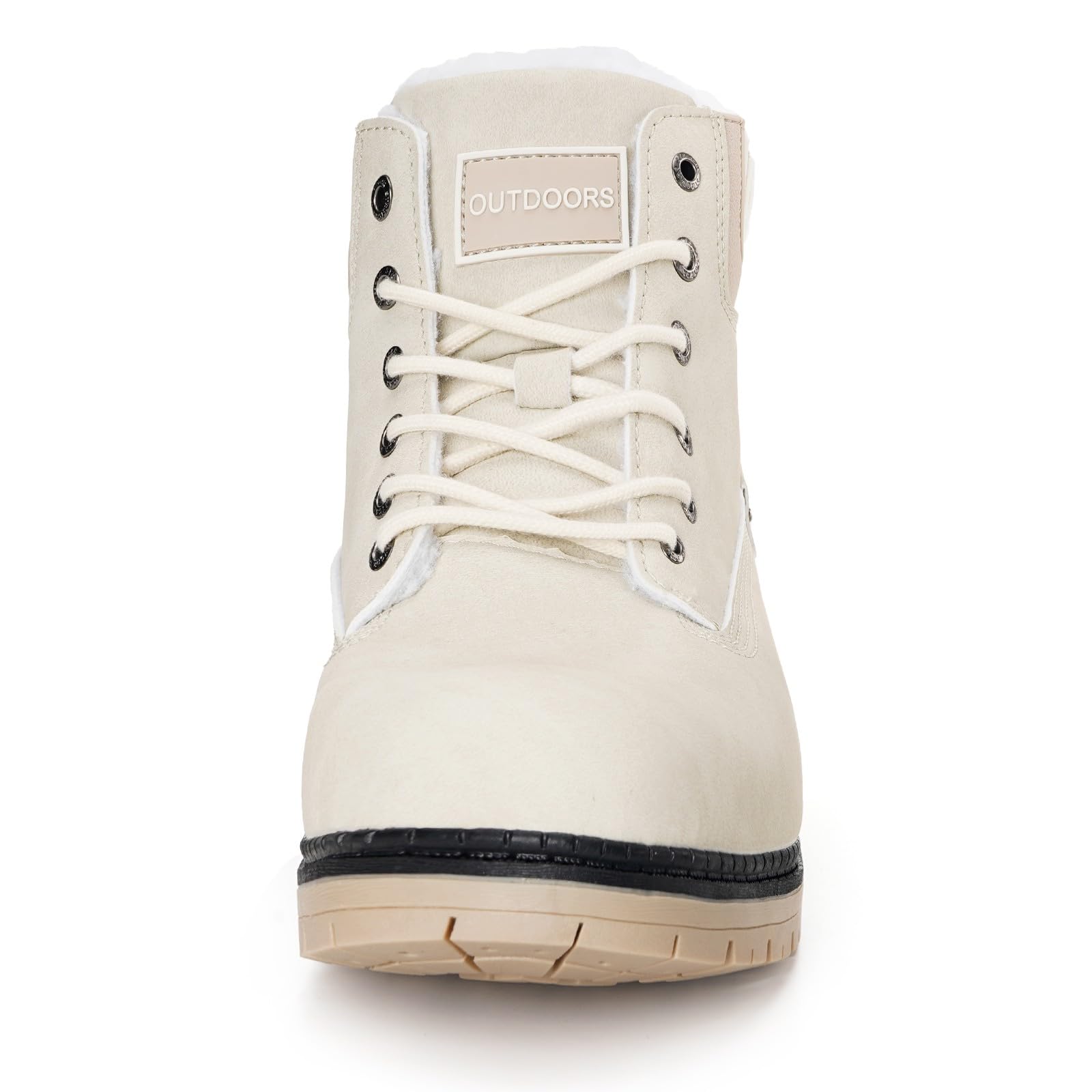 Stivali Uomo Donna Inverno Scarpe da Neve Caldi Snow Boots Impermeabili Stivaletti Pelliccia Stringate Outdoor
