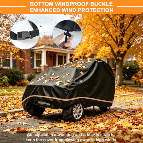 Image of Ride-On Toy Car Cover for Toddler Electric Vehicles, 52 inch x 28 inch x 24 inch