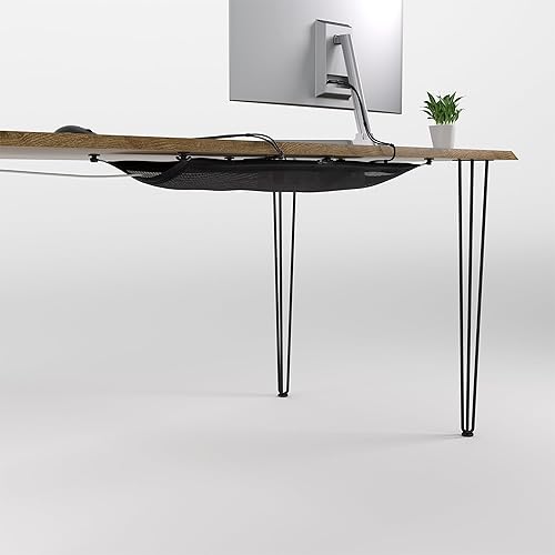 Miniatura 8 de Red de gestión de cables - Bandeja de gestión de cables debajo del escritorio - Red de cables - Gestión de cables debajo del escritorio -