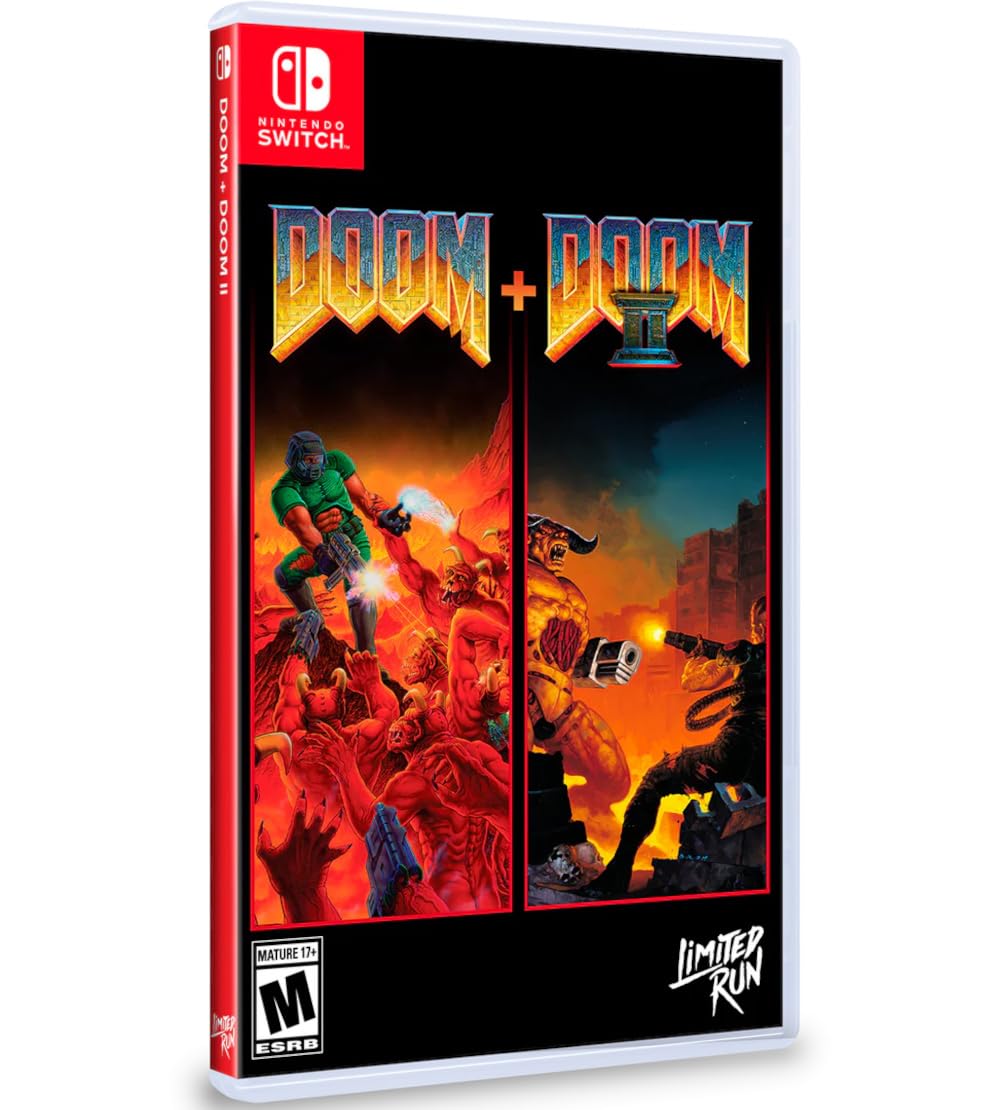 Doom 1 + 2 Switch 北米版 新品未開封 ドゥーム DOOM I + II (Limited Run Games) : Amazon.ca: Video Games