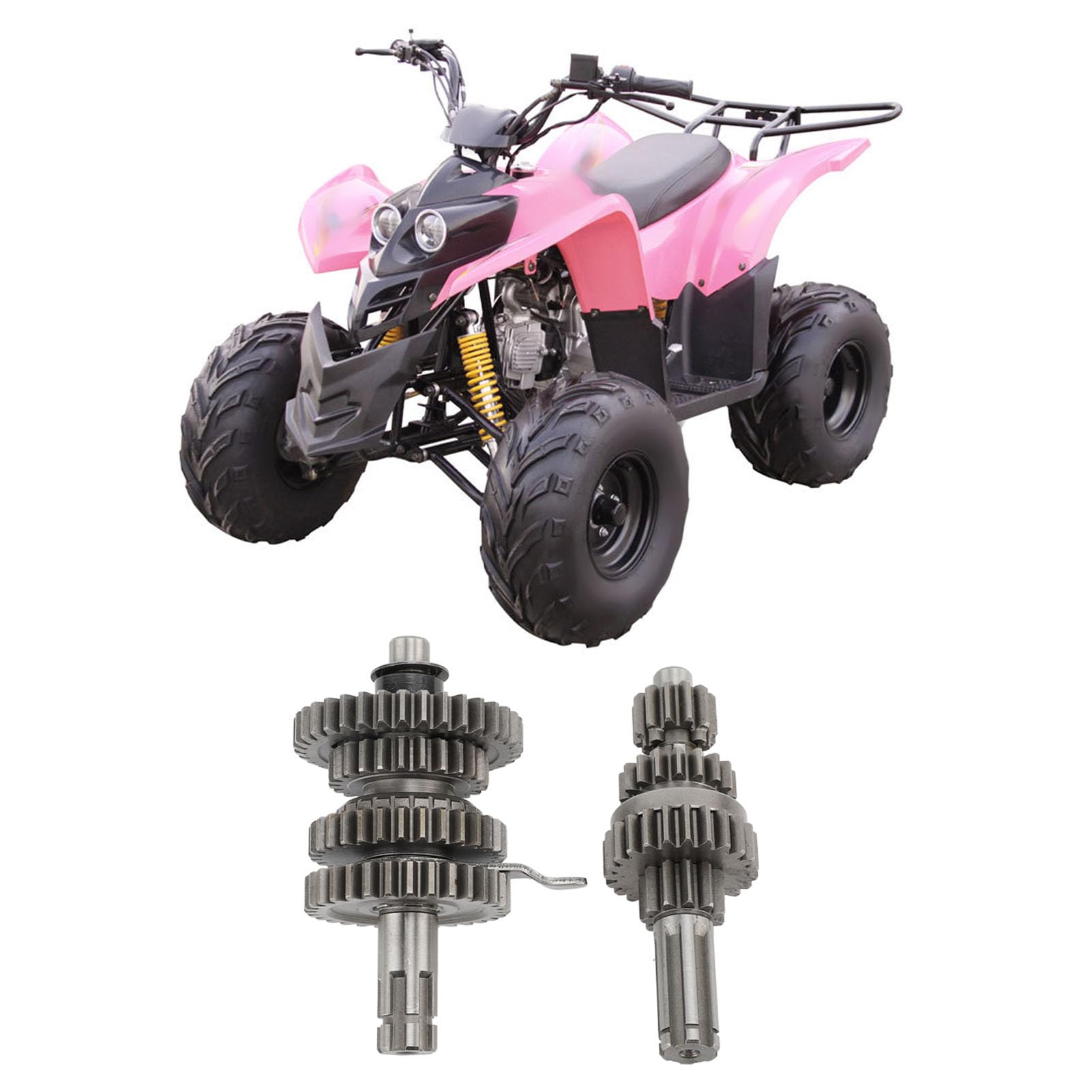 KUIDAMOS Kit de Contraeje Principal de Engranajes de Alto Rendimiento para ATV de China Juego de Caja de Engranajes de Transmisión de Suave para Motocicletas de Cuatro Ruedas ATV
