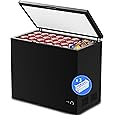 7.0 Cubic Feet Chest Freezer, FOHERE Deep Freezer with 3 Removable Storage Baskets, Adjustable Thermostat Compact Small Freezers, Free Standing Top Open Door for Homes, Basements, Garages, RVs