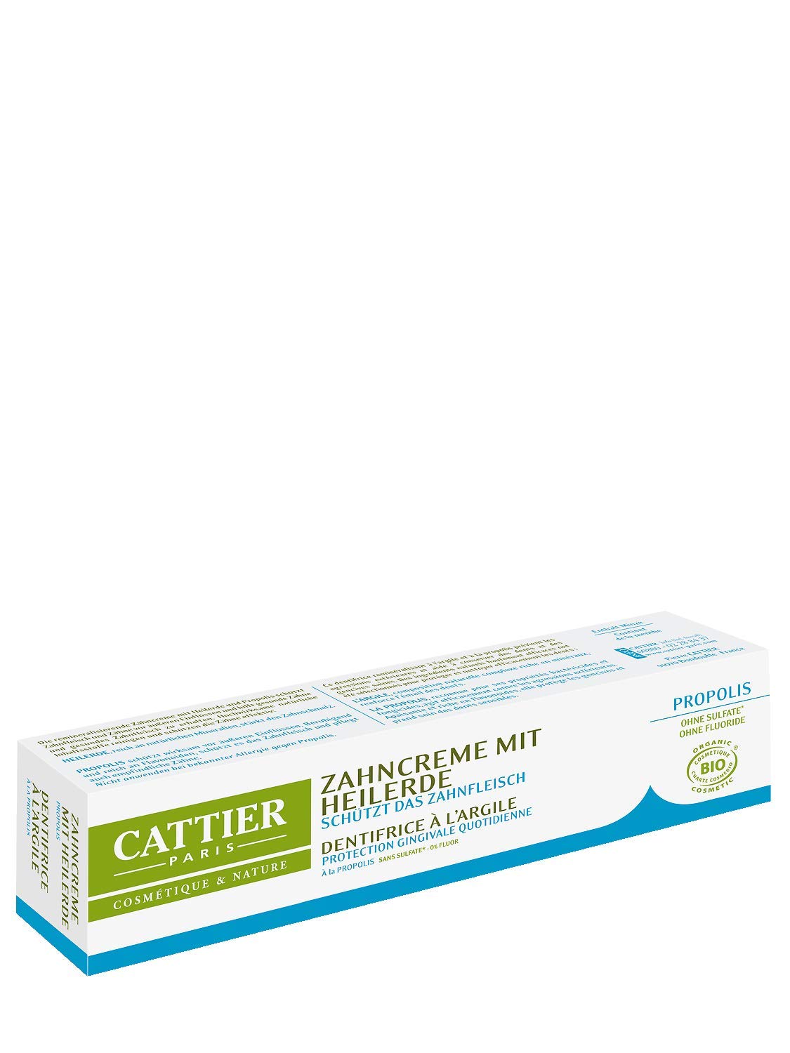 Cattier Toothpaste with Healing Clay Propolis 75 ml