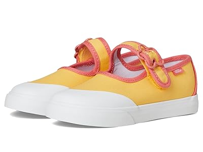Vans Kids Mary Jane (Toddler/Little Kid) Girls Shoes Tropadelic Yellow : 7 Toddler M, Canvas