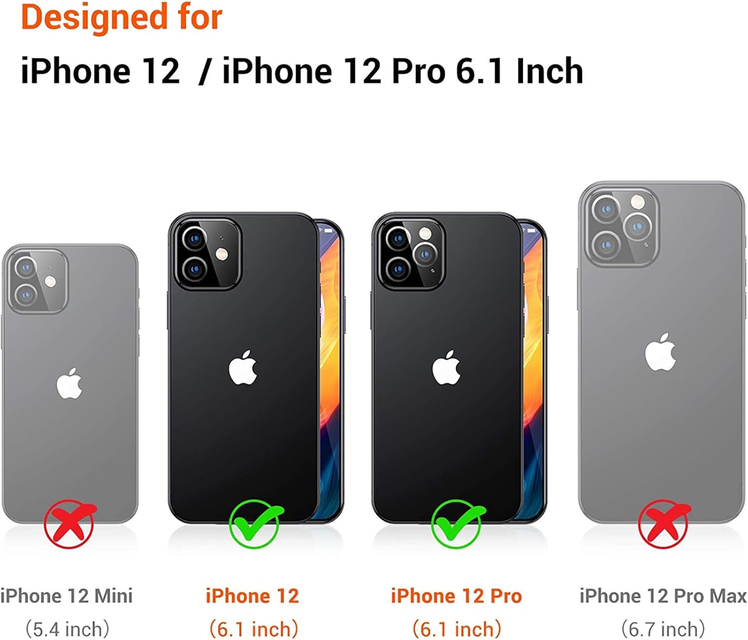 Designed for iPhone 12 Case, Designed for iPhone 12 Pro Case,[Compatible with Magsafe] Cute Soft Slim TPU Shockproof Protective Bumper Black cat Phone Cases Cover Aesthetic Shiny Adorable - Image 7