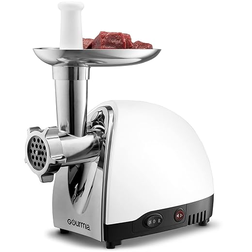 Gourmia GMG525 Meat Grinder, 500 Watts, Silver