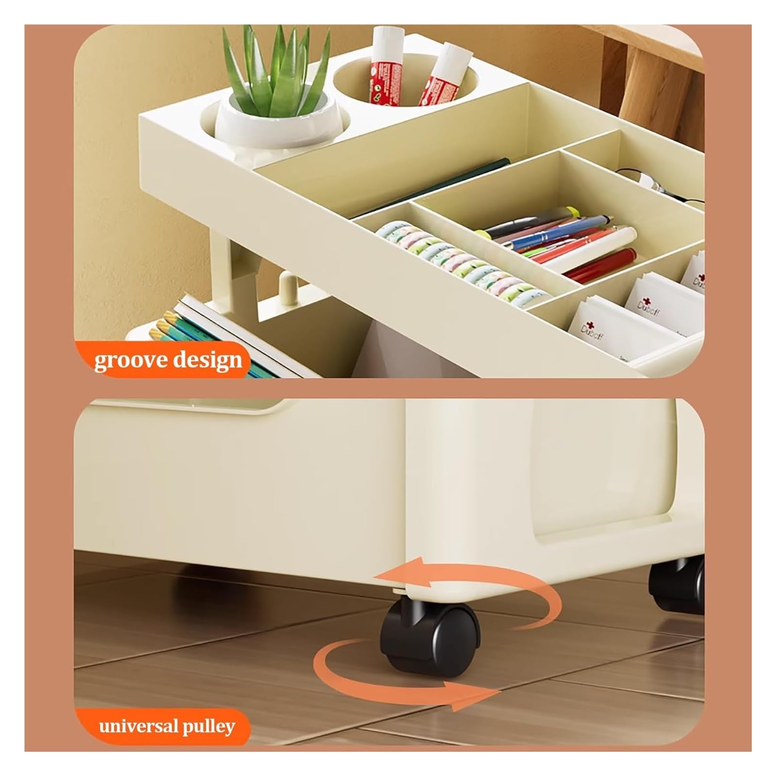 carrello portalibri, carrello for libriLibreria mobile, Libreria con ruote(Parent,White)