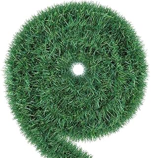 Cooraby 24 Feet Green Christmas Garland Decorations Artificial Christmas Garland Soft Pine Holiday Wreaths for Holiday Christmas Party Supplies, Indoor and Outdoor