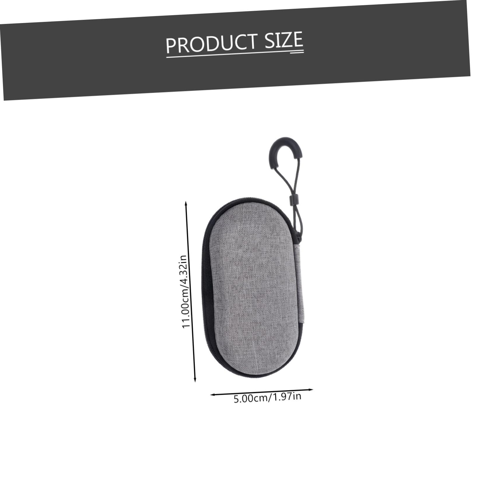 WHAMVOX Guitar Tuner Case Hard Shell Portable Cover for Tuner Headphones Data Cables Electric Guitar Case Travel Guitar Accessories Organizer