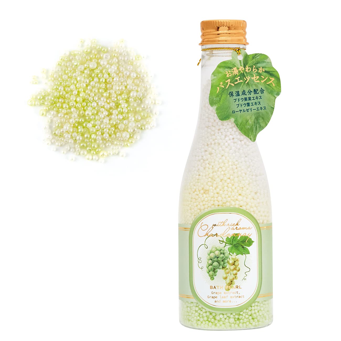 グローバル プロダクト プランニング シャルドネ バスパール(きらきら透明な湯 入浴剤 みずみずしい白ぶどう香り マスカット) 145g プレゼント ギフト 贈り物 女性 男性 人気 お礼 お返し 送別 誕生日 母の日