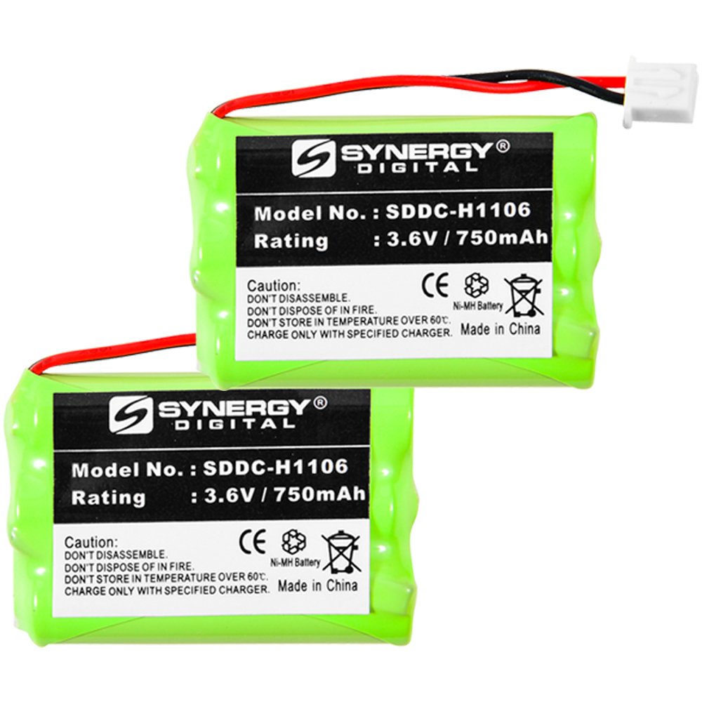 Synergy DigitalTri-Tronics 1038100-F Dog Collar Battery Combo-Pack Includes: 2 x SDDC-H1106 Batteries
