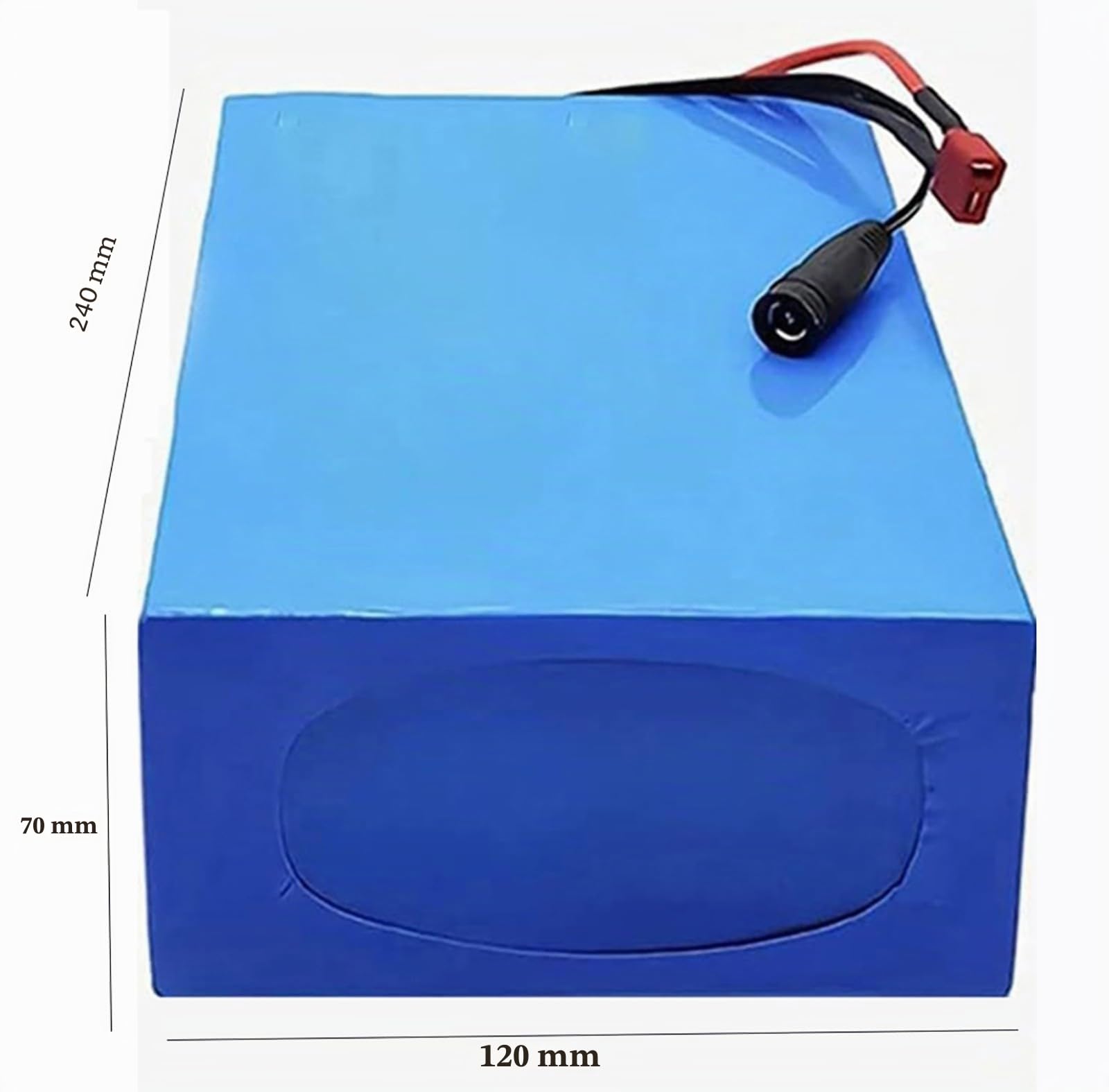 Batterie De Vélo Électrique 48 V 20 Ah, Batterie Lithium 48V 13S 6P pour Vélo Électrique, avec Chargeur, Batterie Lithium 48 V pour Scooter Trottinette électrique