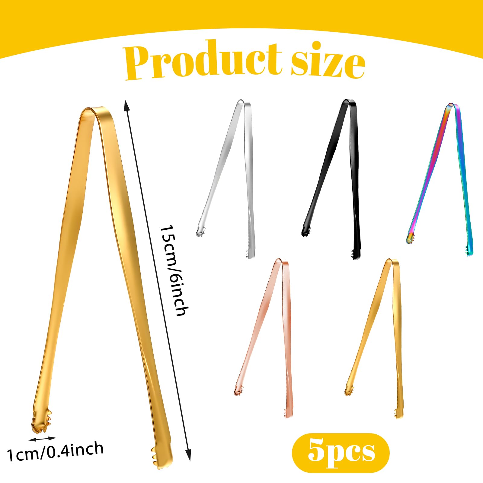 Hpmjz 5Pcs Egg Tools Egg Chalaza Membrane Removal Tool Stainless Steel Toothed Eggshell Fragment Remover Versatile Eggs Tool Supplies Kitchen Tongs for Cooking Bakers Chefs Food Competitions