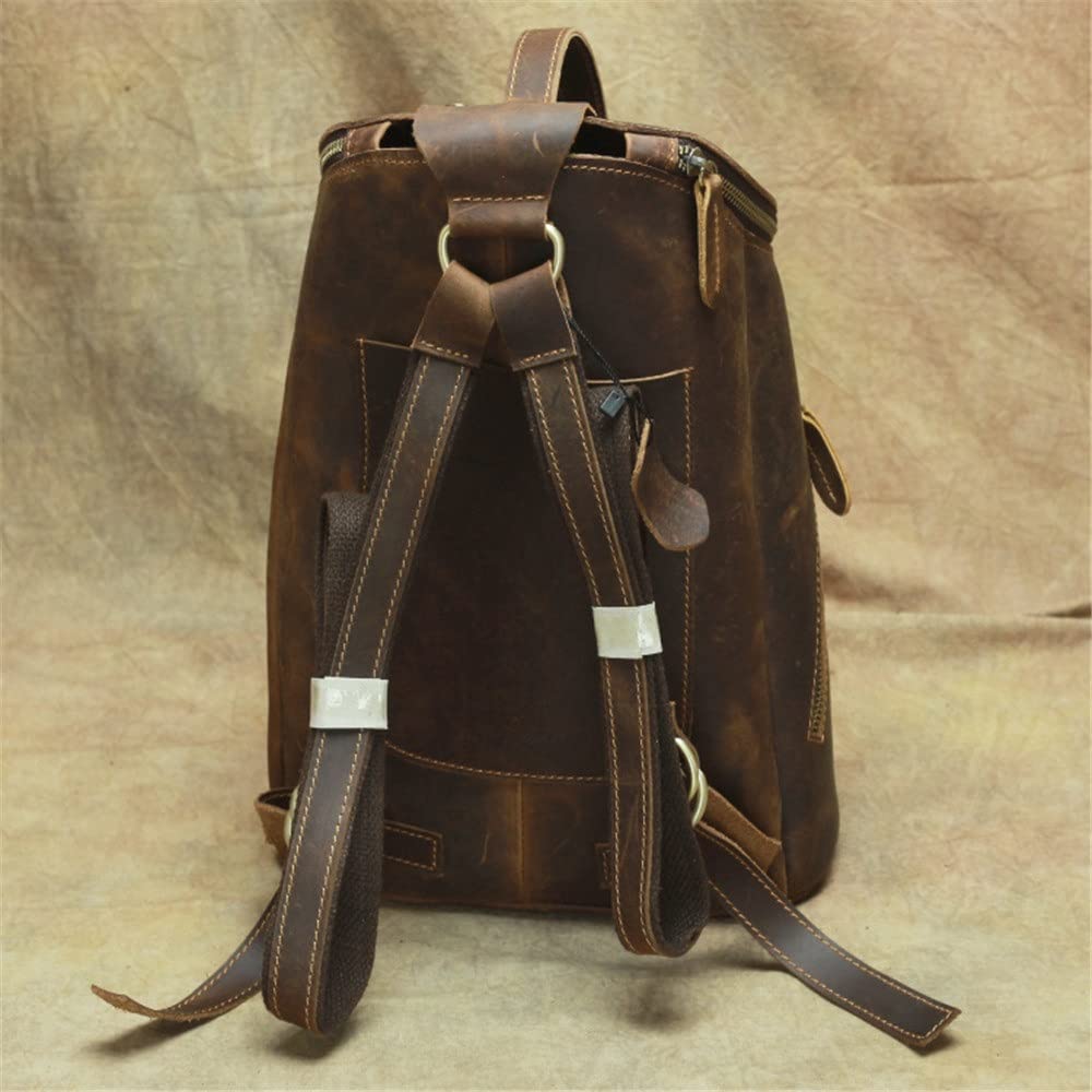Mochila una Mochila Mochila Personalidad Casual Retro Bolsa de Moda de Mujeres en la Universidad (Color : A, Size : 23 * 16 * 33cm)