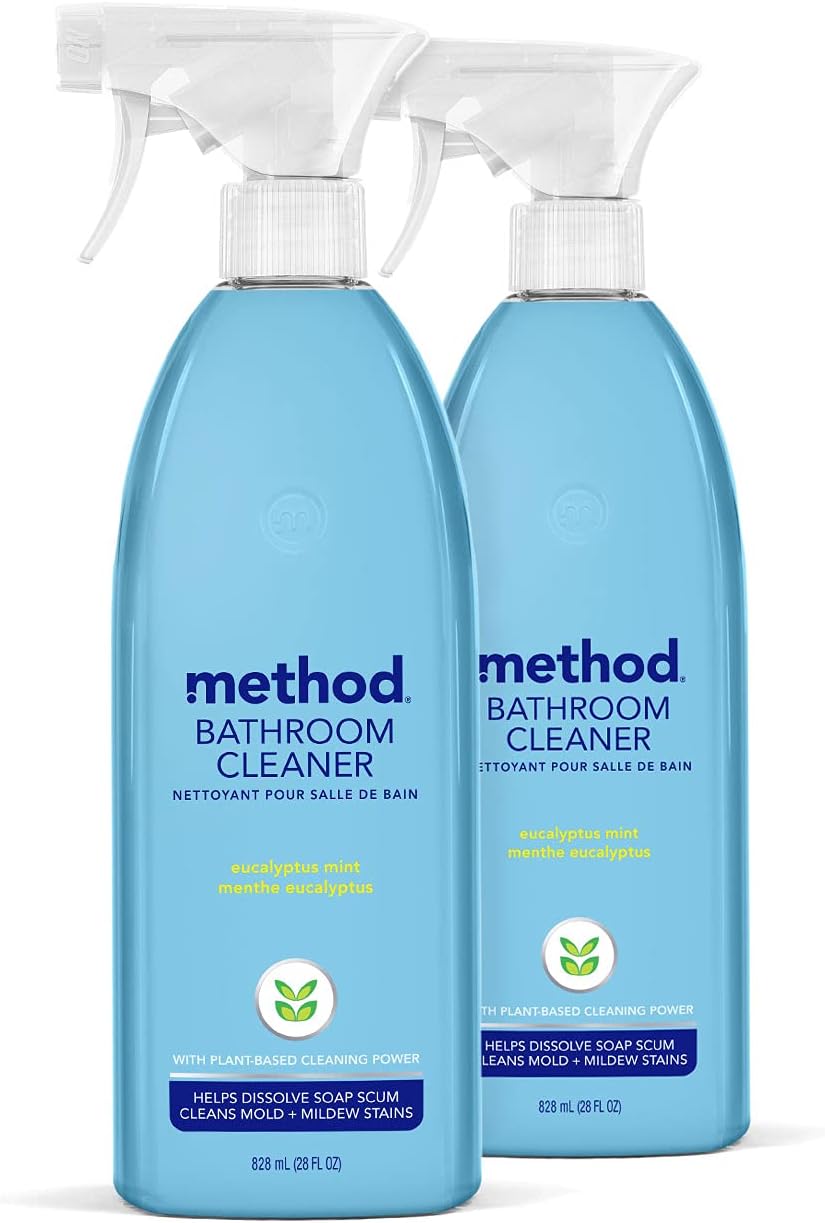 Method Bathroom Cleaner, Eucalyptus Mint, 28 Ounce, 2 pack