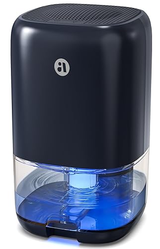 TABYIK Deshumidificador, deshumidificadores pequeños de 35 onzas para habitación del hogar, silencioso con apagado automático, deshumidificadores