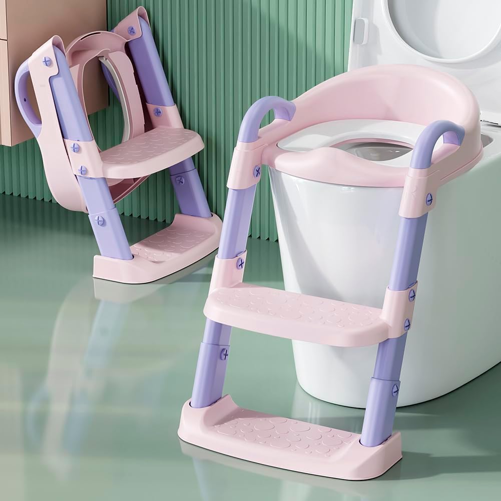 Fedicelly Potty Training Seat Ladder Toddler,Potty Seat