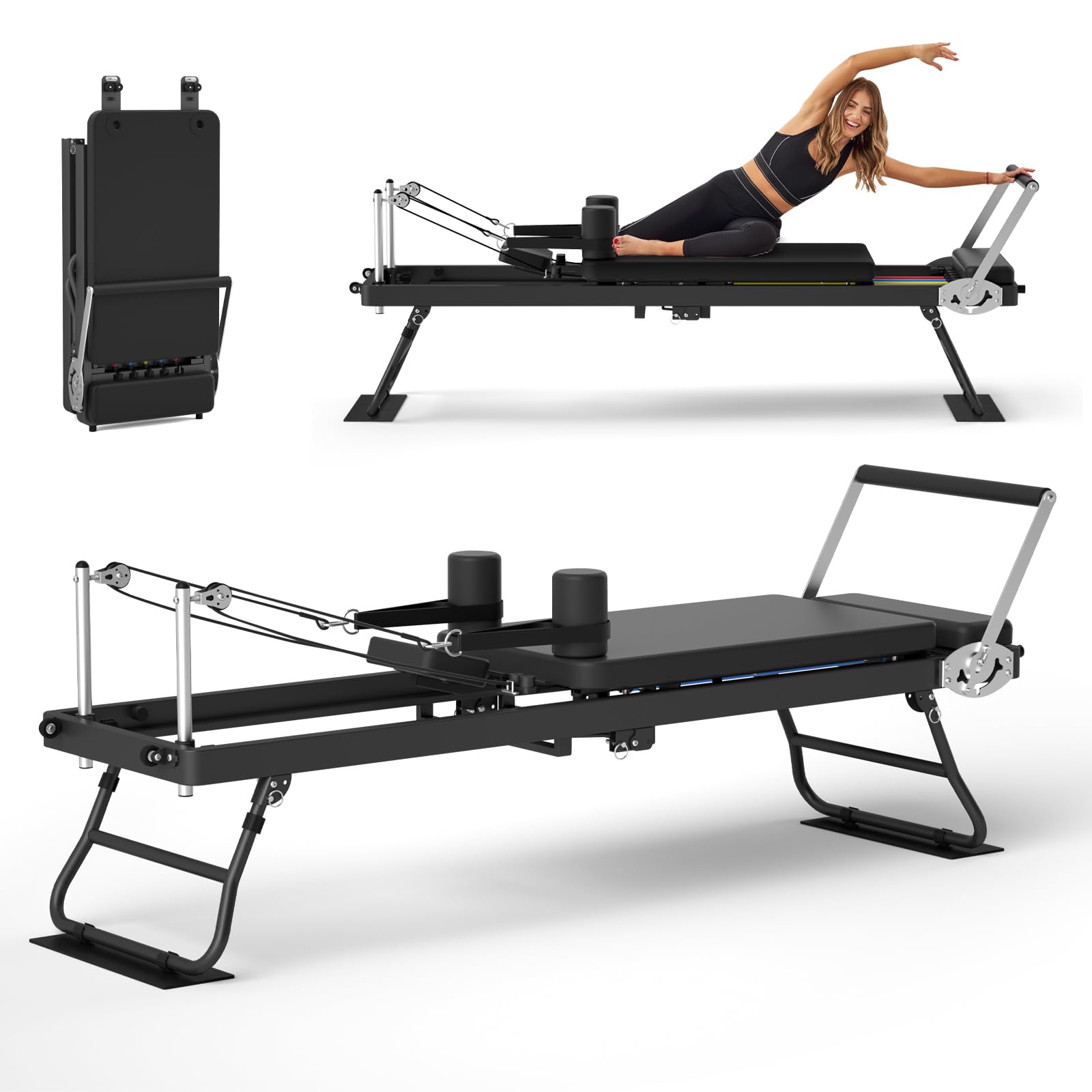 WNPANE Foldable Pilates Reformer