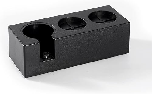 Estación de calibración de espresso, soporte para portafiltros de café, soporte de manipulación de espresso para portafiltros de 51/54/2.283 in,