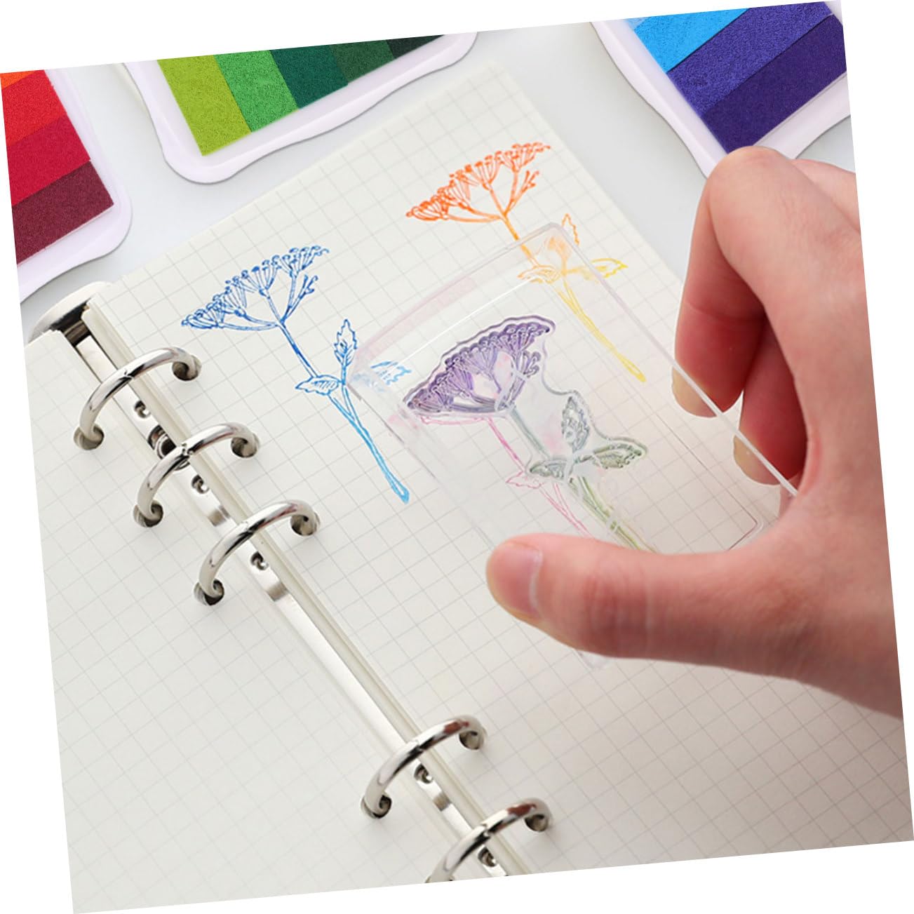 Almohadilla De Tinta Degradada Colores Almohadilla De Tinta Eco Para Manualidades
