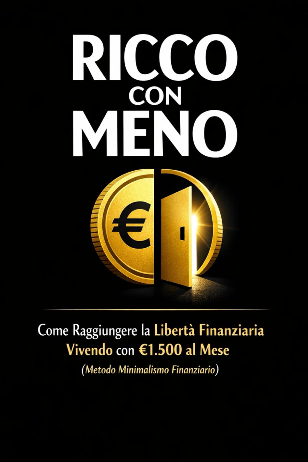 Ricco con meno: Come Raggiungere la Libertà Finanziaria Vivendo con €1.500 al Mese (Metodo Minimalismo Finanziario)