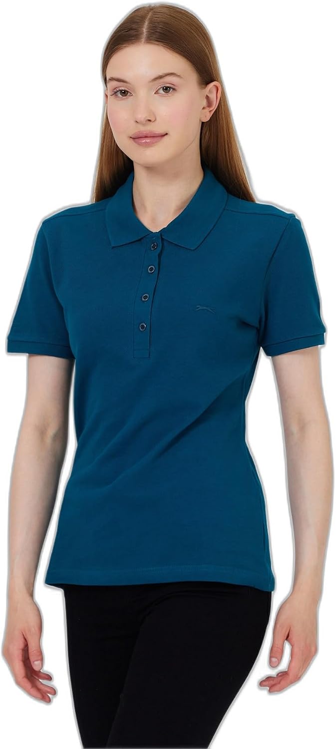 Slazenger VERA I Kadın Polo Yaka Beyaz Tişört