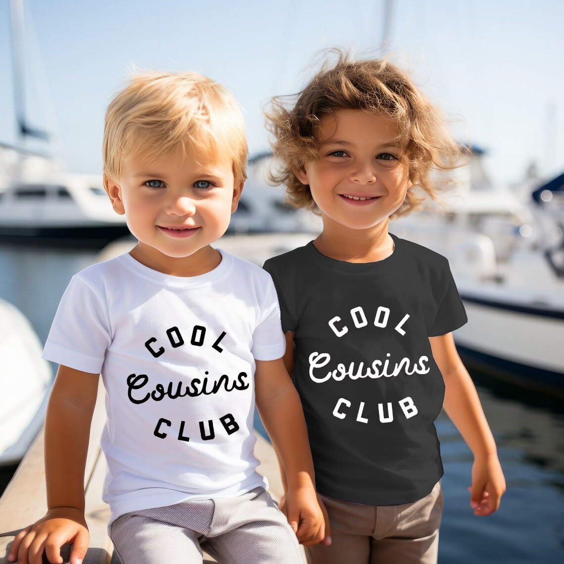 Cousin Shirt Toddler Baby Boy Girl Cool Cousins Club Letters Print T-Shirt Kid Summer Short Sleeve Casual Tees Top - Image 5