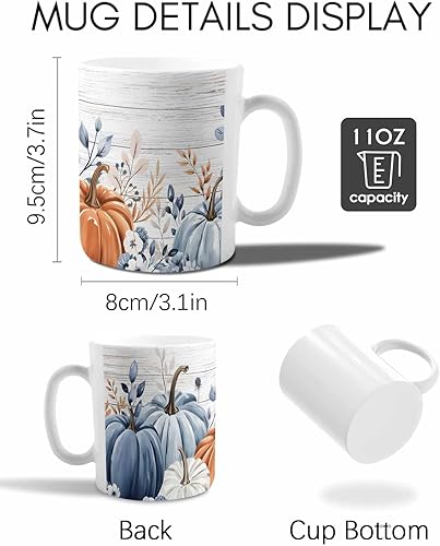 Miniatura 2 de Taza de cerámica para caféaguaté, taza de porcelana de Acción de Gracias e idea de regalo para el día de San Valentín, Acción de Gracias, Navidad,