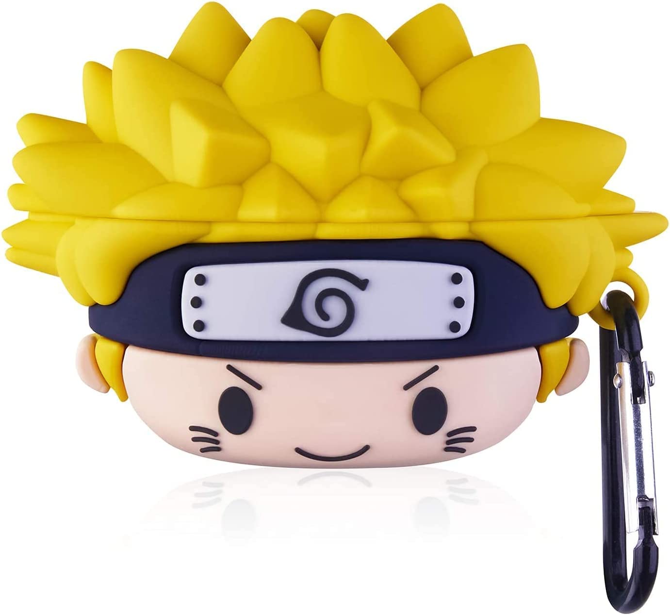 MOBM AirPods Pro 2nd and 2019 Generation Case Soft Silicone Shockproof Cover for Airpods Pro,3D Cute Cartoon Creative Fun Case Skin with Keychain Design for AirPods Pro2 and 2019 Generation (Naruto2)