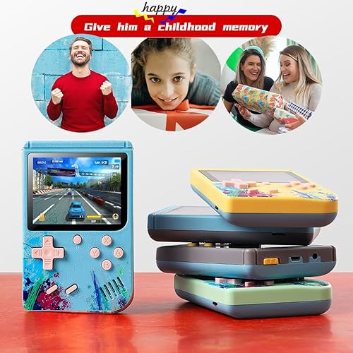 Miniatura 6 de Mini reproductor de juegos Gameboy de mano para niños y adultos, consola de juegos retro con videojuegos integrados 500 en 1, máquina de juegos