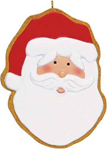 Miniatura 2 de Elves - Adornos personalizados de Papá Noel 2024 Figura vintage con cabeza para árbol de Navidad, adorno de nieve