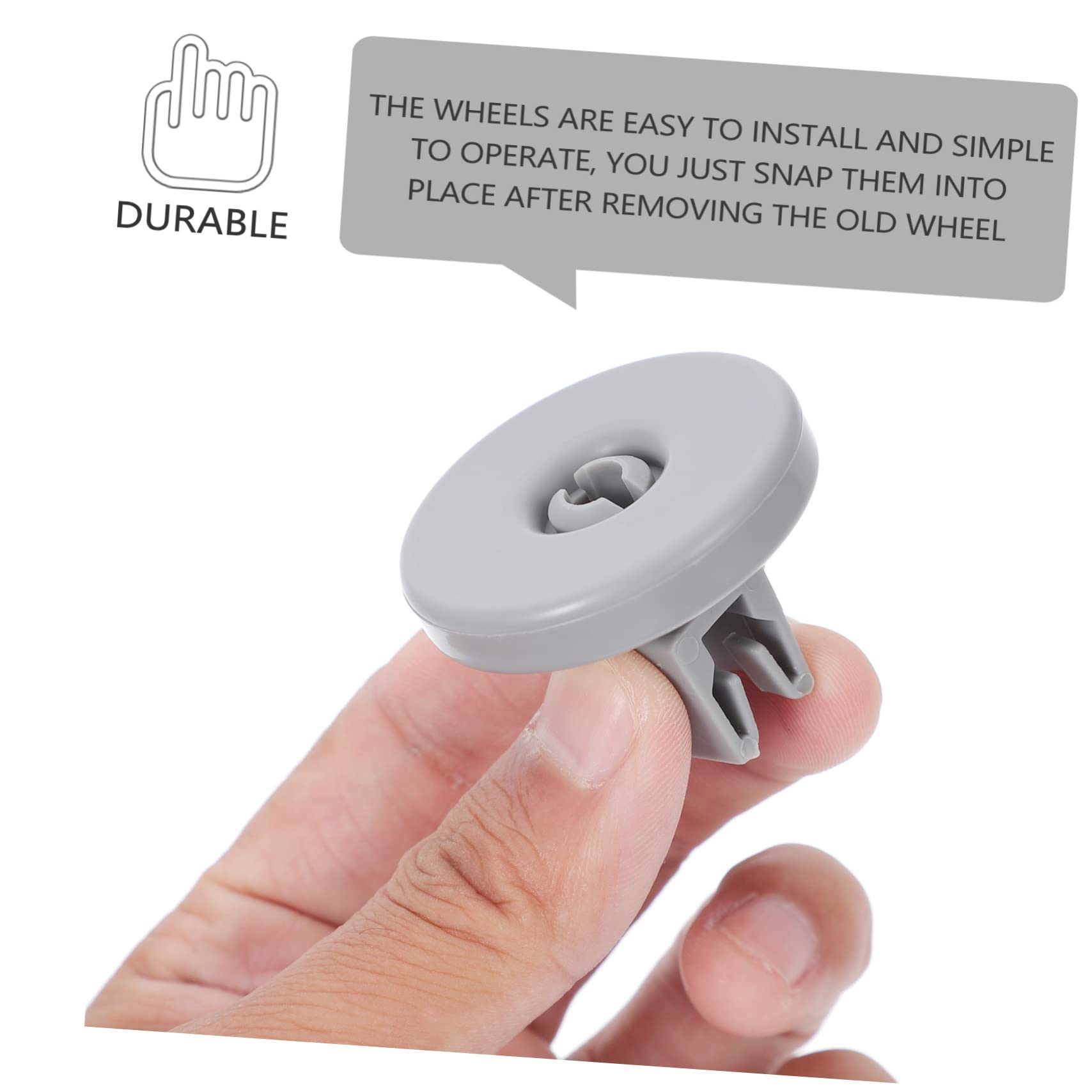 HOMSFOU 30 Pz accessori per lavastoviglie ruota del inferiore della lavastoviglie riparare le ruote della accessori io addominali