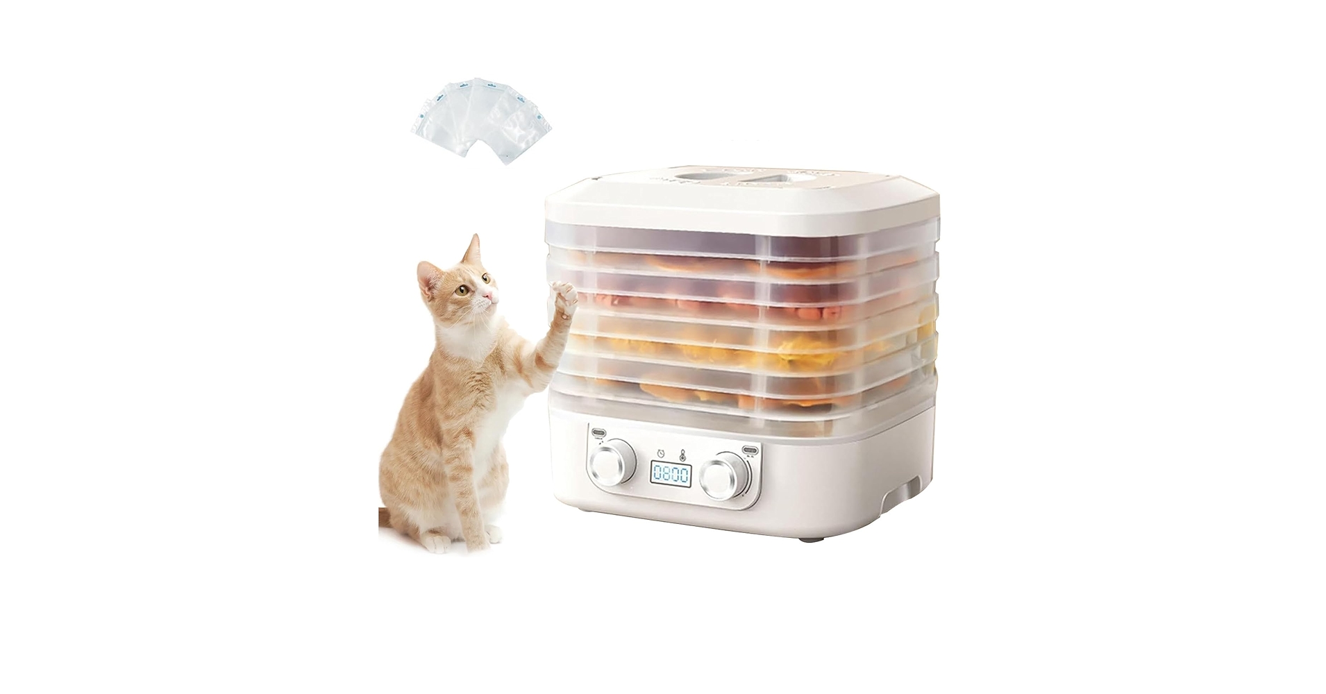 Amazon.co.jp: 5段式フリーズドライ機、タイマー付きデジタル