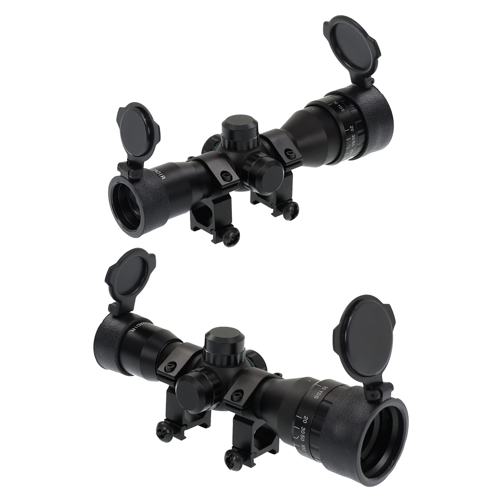 X-Bow FMA 4x32 AOIR - Zielfernrohr; auch Weite Distanzen erreichen - das Visier ist Wasser-, Nebel- und prellschlagfest, Scope für Luftgewehr und Armbrust