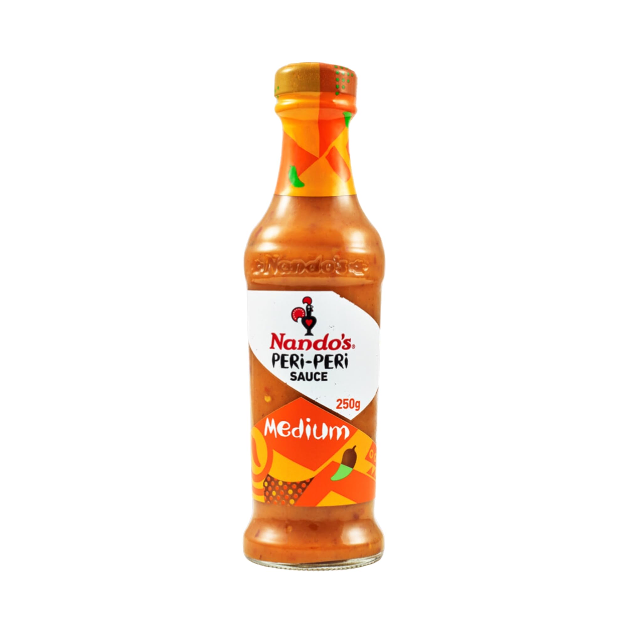 Nando'sMedium PERi-PERi Sauce | Medium | No Artificial Colours or Flavours | Halal | Gluten Free (GF) | 250g