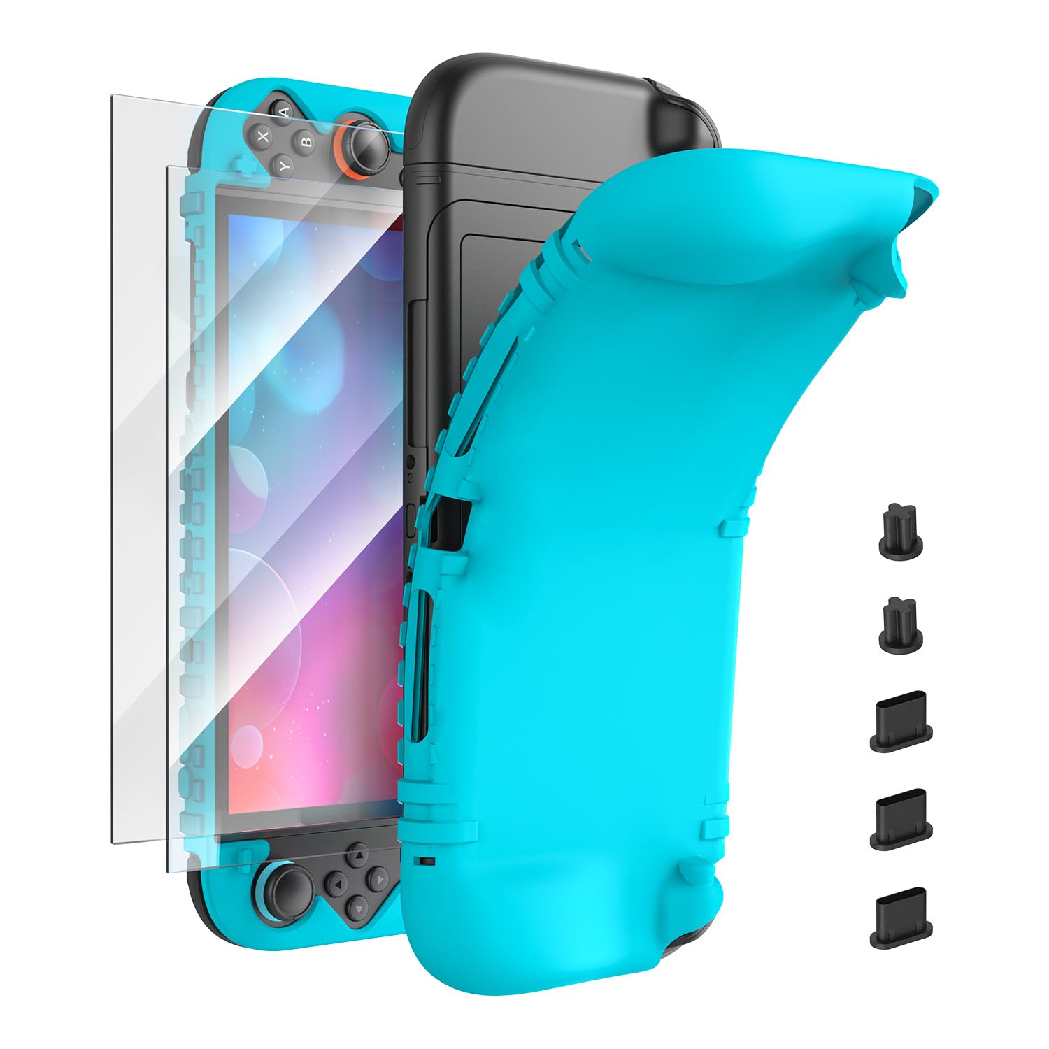 Jsaux Switch Carrying Case Nintendo Switch Folding Case Protective