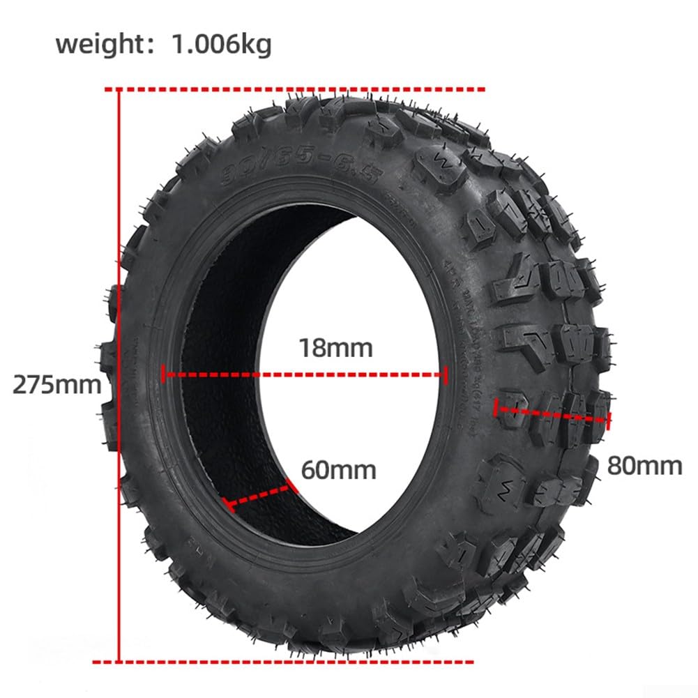 Elektroroller Reifen 11 Zoll 90/70-6 - Schlauchloser Offroad-Reifen