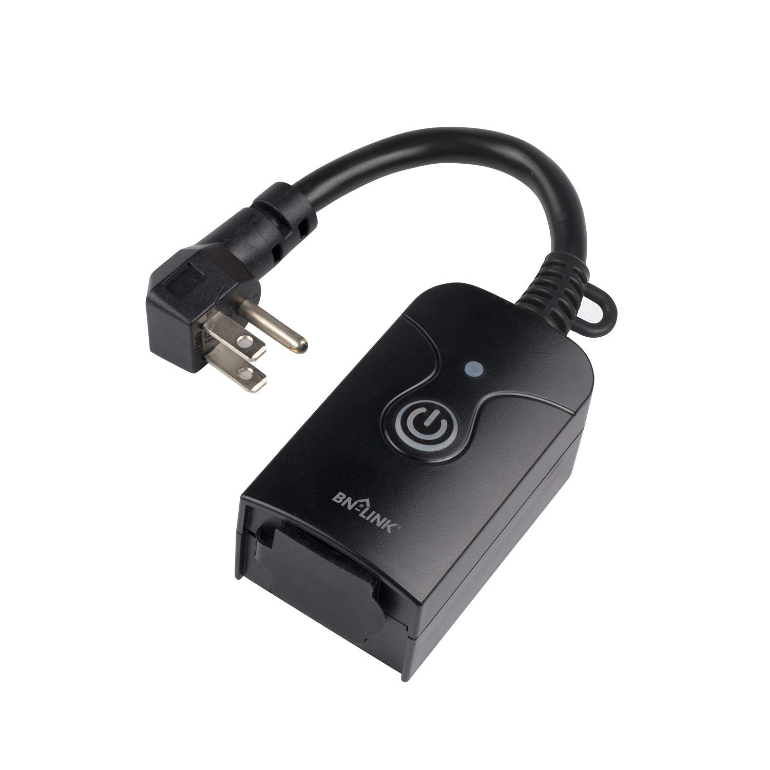 BN-LINKSmart Wi-Fi Plug Outlet, Remote Control by App, Compatible with Alexa and Google Assistant, Weatherproof, Requires 2.4 GHz Wi-Fi, ETL Listed