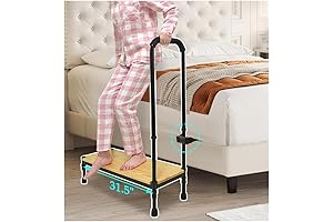 Cuisinart Air Step Stool with Handle for Elderly Adults Medical Stepping Stool...