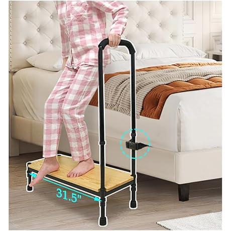 Cuisinart Air Step Stool with Handle for Elderly Adults Medical Stepping Stool...