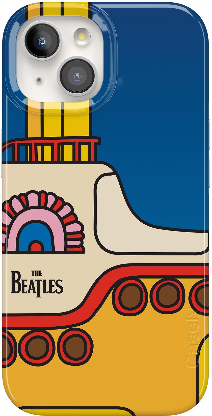Casely iPhone 15 Plus Case | Beatles | Yellow Submarine | Classic Case Compatible with MagSafe